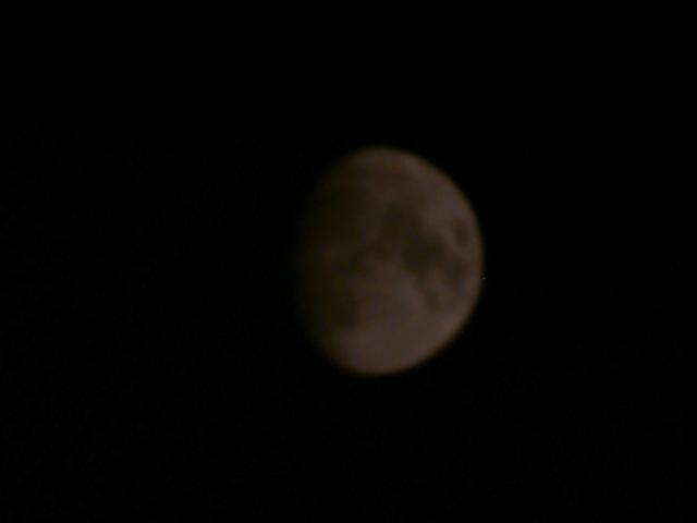 The moon at 200mm on a Quicktake 150.