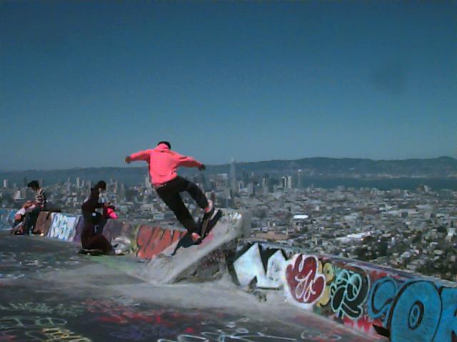 Skateboarding at Twin Peaks